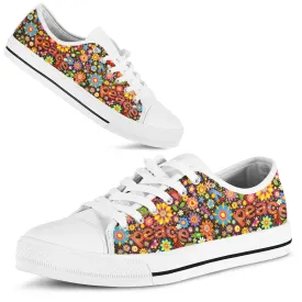 60's Hippie Featured Women's White Lace Up Shoes | Various Sizes