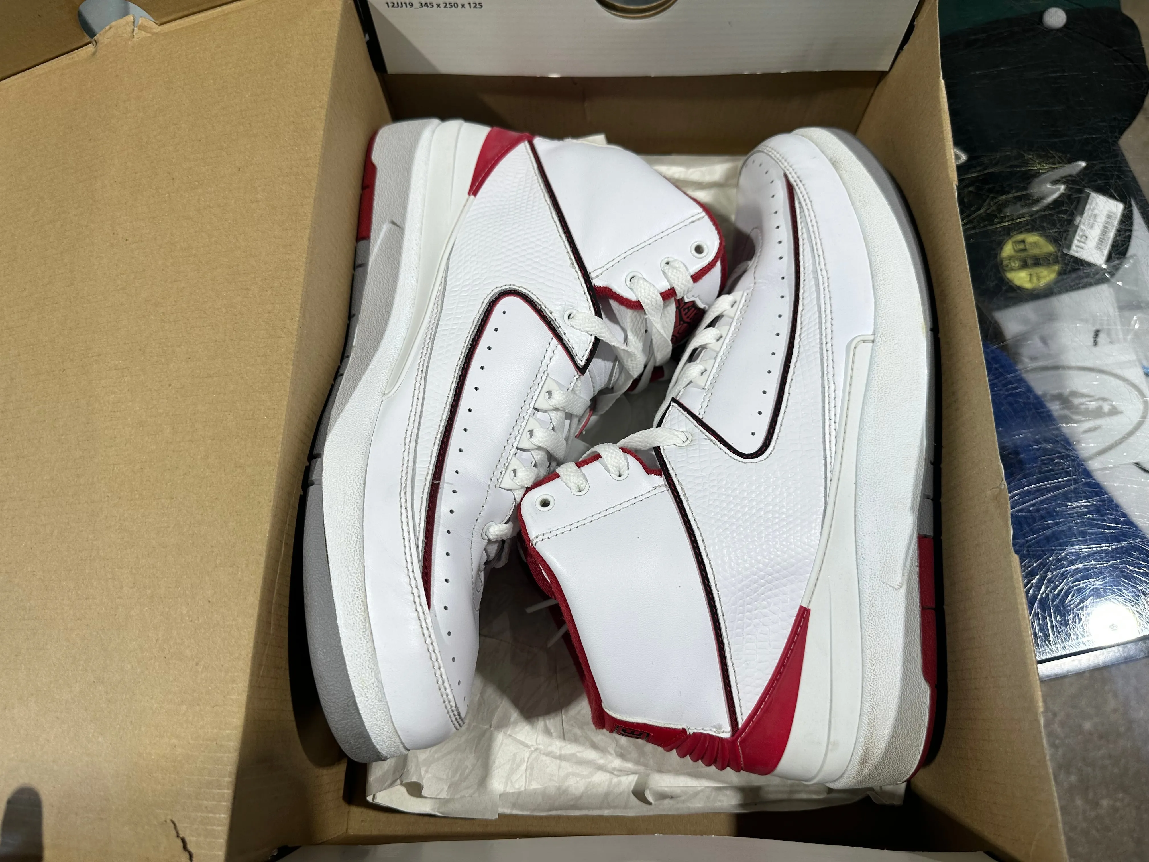 Air Jordan 2 Retro - White Red 2014 Size 10