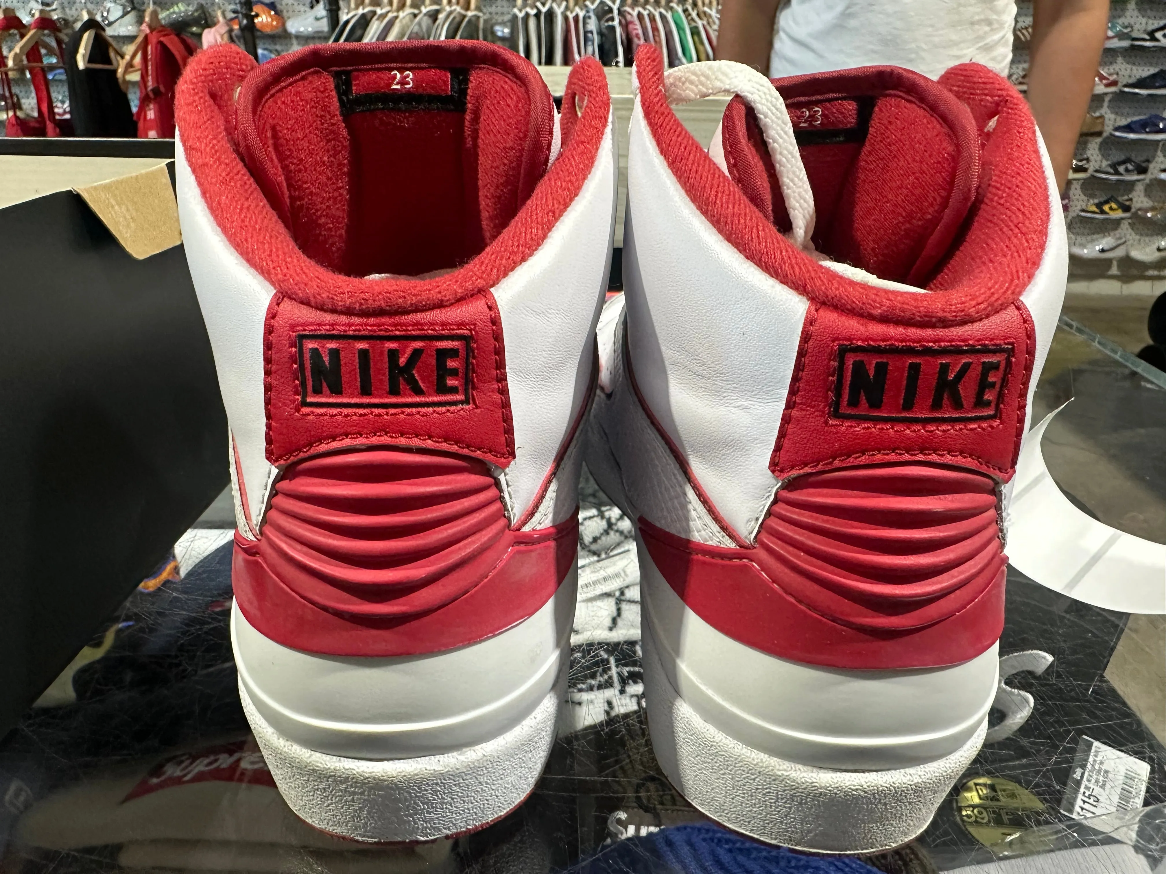 Air Jordan 2 Retro - White Red 2014 Size 10