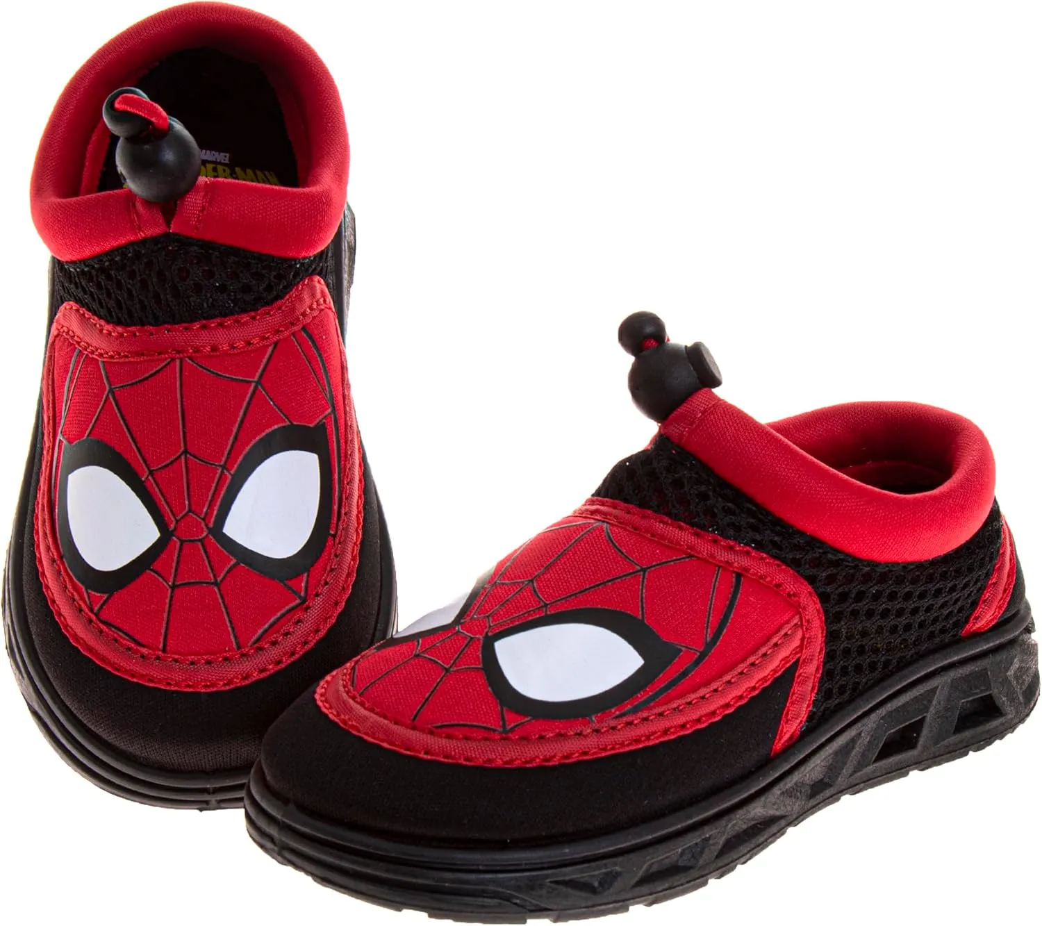 Josmo Boys Water Shoes - Sonic The Hedgehog Spiderman Ironman Captain America Hulk Thor Pool Aqua Socks Slip On Quick Dry (5-10 Toddlers / 11-12 Little Kids)