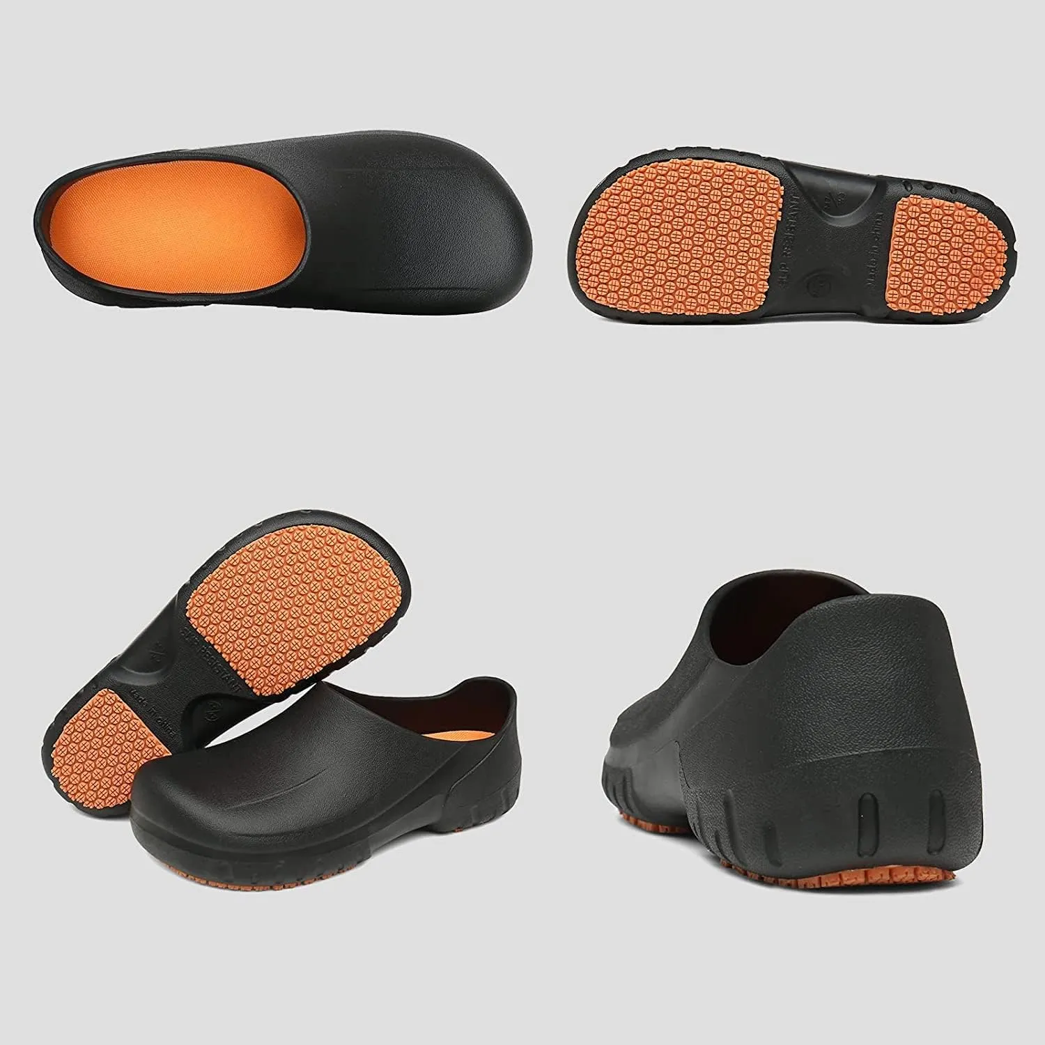 Men's Non Slip Work Shoes for Chef, Oil Resistant Chef Shoes for Men, Food Service Shoes for Restaurant, Zapatos de Cocina para Hombres