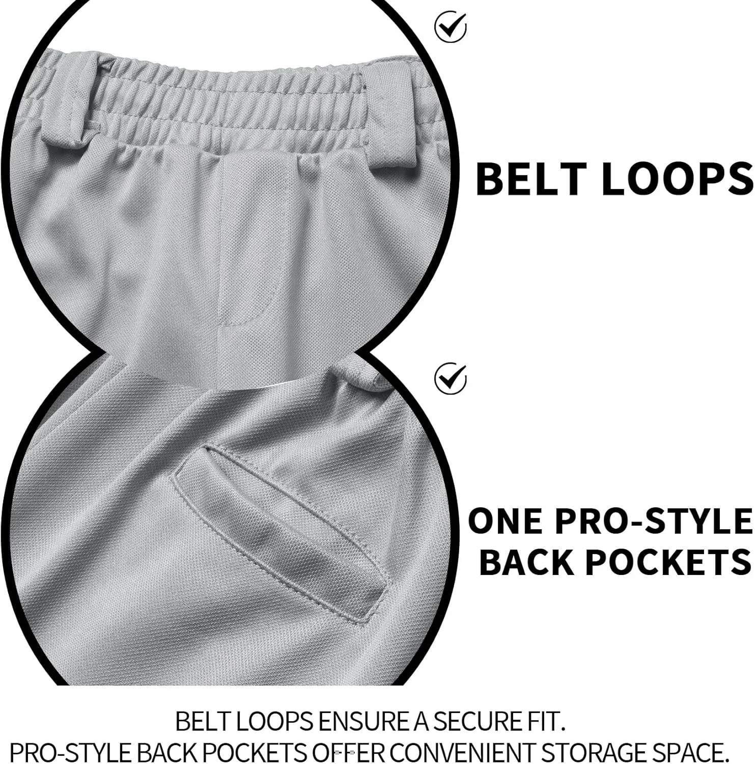 QBK 2T/3T/4T/5T to Youth Toddler Boys Baseball Pants Girl Softball Pants Kids Tee Ball Pants with Side Piping/Braid